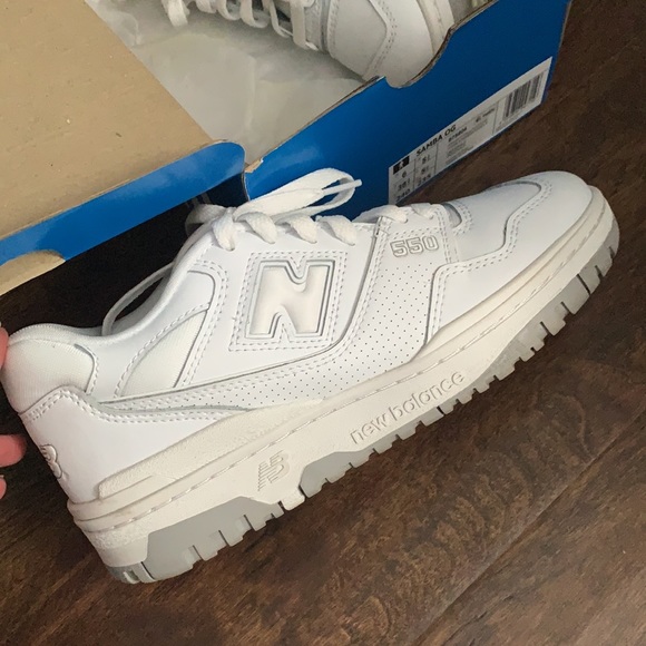 New Balance 550 White & Grey - Picture 10 of 10